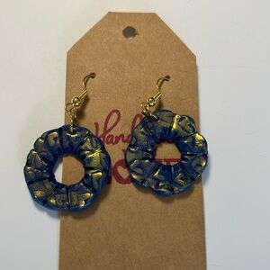 Scrunchie earrings.